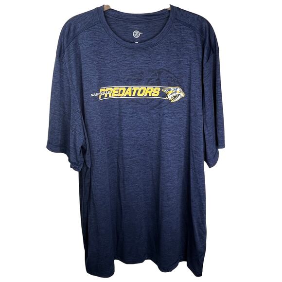 Nashville Predators Hockey NHL Dry Fit Workout Tshirt Sports Team Graphic Tee - Picture 1 of 7